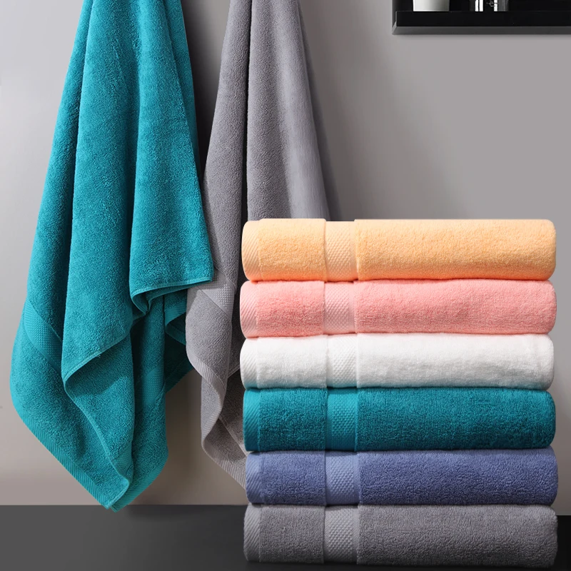 

80x160cm Oversized bath towel extra large size wide wrap for women and men household pure cotton