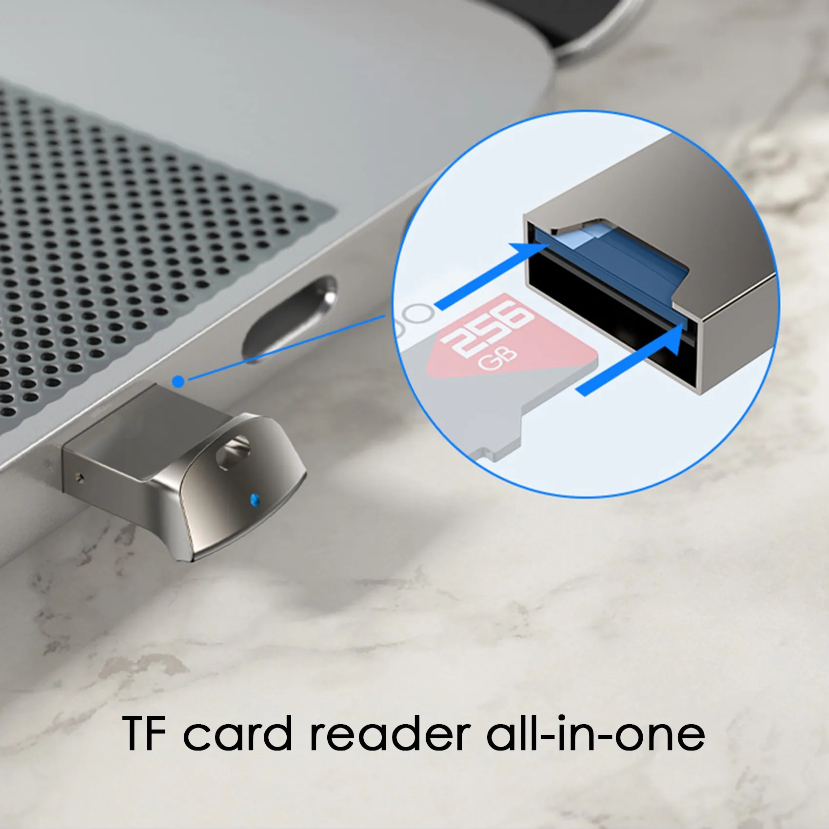 

Y02AMini TF Card Reader USB Компьютерный Card Reader TF Card Memory Reader Адаптер со светодиодным индикатором для компьютера Автомобильное аудио