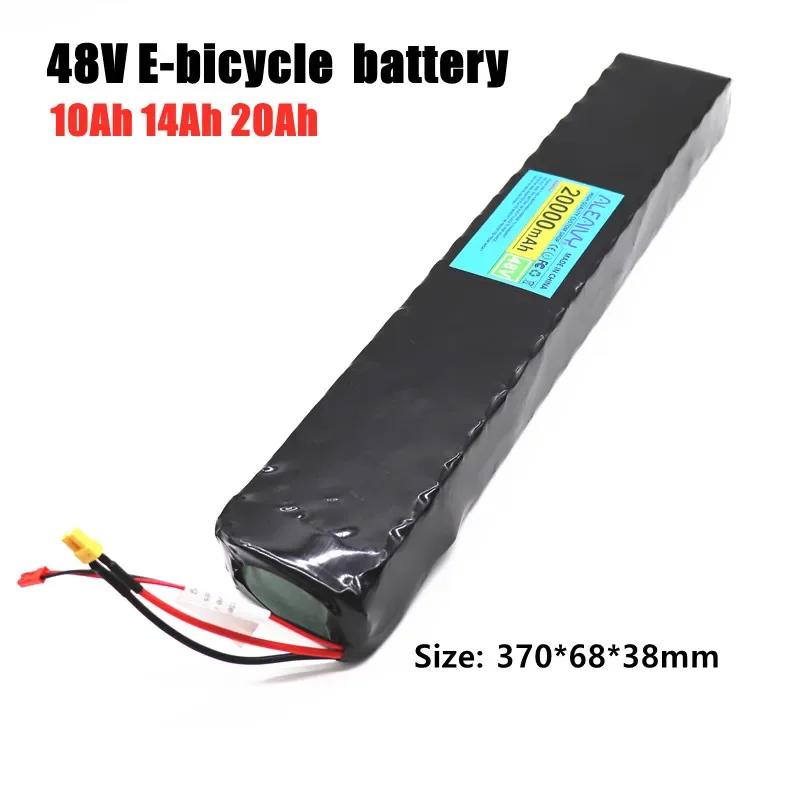 

ALEVIY 48V 20Ah 13S3P Rechargeable Lithium-ion Battery Pack Suitable for 1000w Electric Bicycles,Scooters, 18650 Lithium Battery