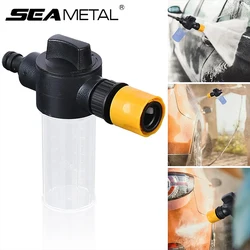 SEAMETAL Car Washer Foam Generator Washing Snow Foam Spray Bottle Lance Sprinkler High Pressure Water Gun Hose Nozzle Clean Tool