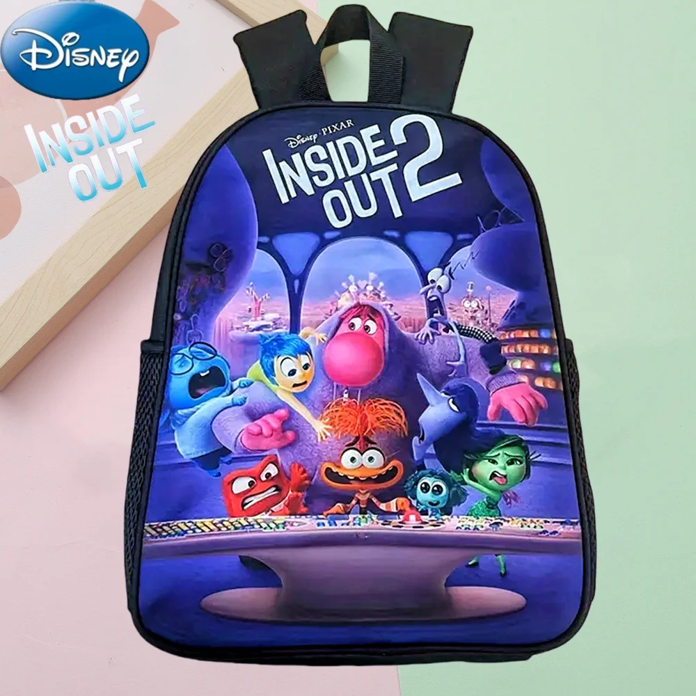 New Disney Inside Out 2 Children'S Backpack Baby Girl's Kindergarten Anime Backpack Baby Boy Backpack Kids Christmars Gift