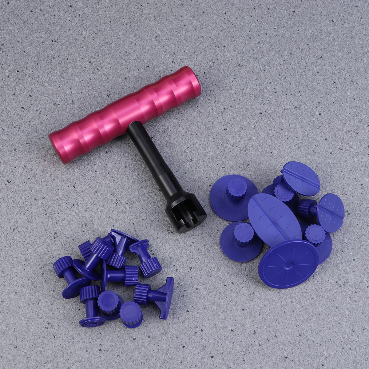 

Dent Repairer Tool Kit Auto Body Dent Puller For Car Sheet Metal, Hail Damage Door Dings Removal, Universal Car Body