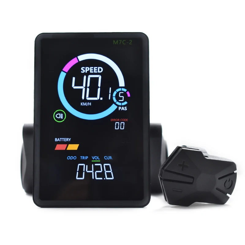 

M7C-2 Wired E Bike Computer LED Digital Bicycle Speedometer Odometer Cycling Computer Waterproof With Backlight Bike Accessories