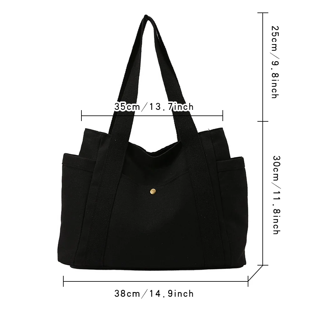 Women Canvas Single Shoulder Bags Outdoor Travel Single Items Storage Bag Jungle Tiger Letter Series Work Commuting Shoulder Bag