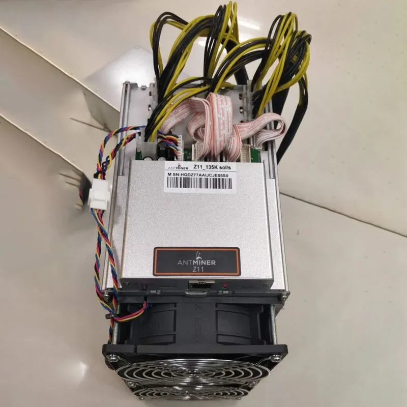 Antminer Z11 135KSol/s Equihash ASIC Miner — آلة تعدين Bitmain Z11 Zcash ZEC مع مصدر طاقة - تعدين تشفير فعال