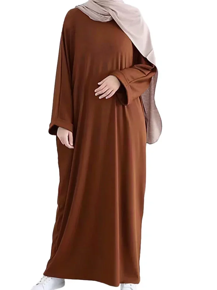 Abaya muçulmana para mulheres, abaya solta, vestidos longos modestos, kaftan marroquino, kaftan marroquino, robe de Turquia, outono