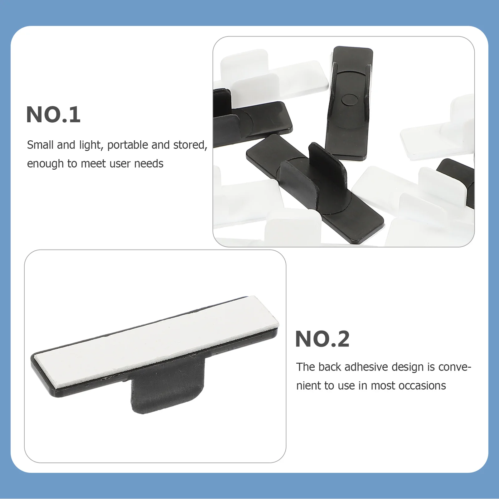 

20 шт. пластиковые зажимы для ручек, самоклеящиеся держатели для ручек для доски, зажимы для карандашей, многофункциональные офисные школьные канцелярские принадлежности