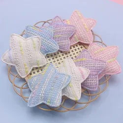 32Pcs 5CM Star Padded Applique For Children's Headband Hair Clip Accessories Hats Decoration Patches