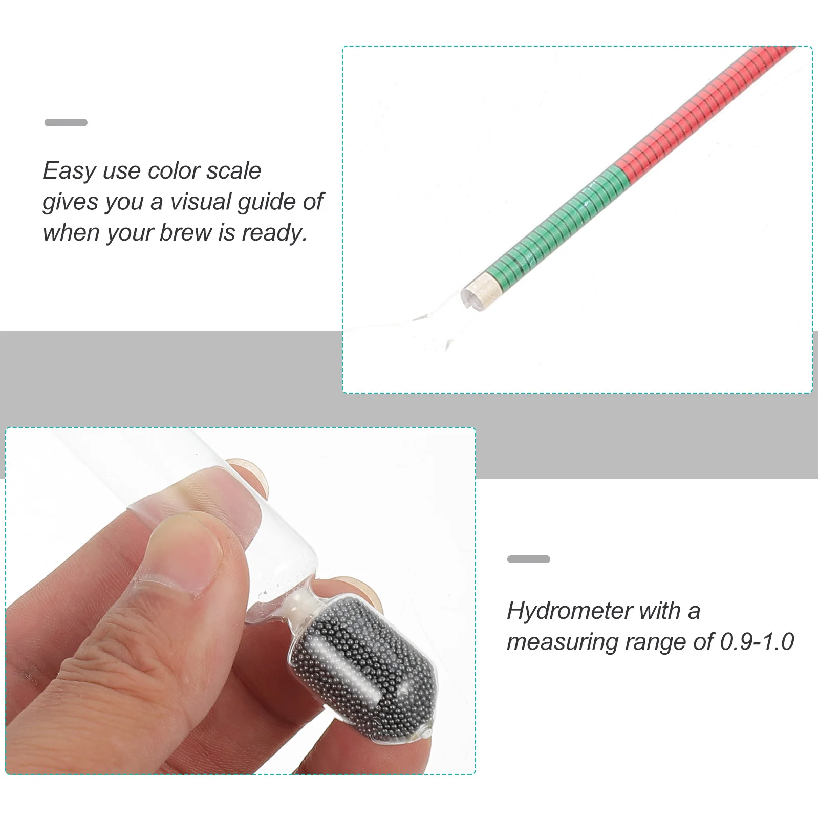 

Liquid Hydrometer for Moisture Content Measure Sugar Alcohol Brew Beer Maple Syrup