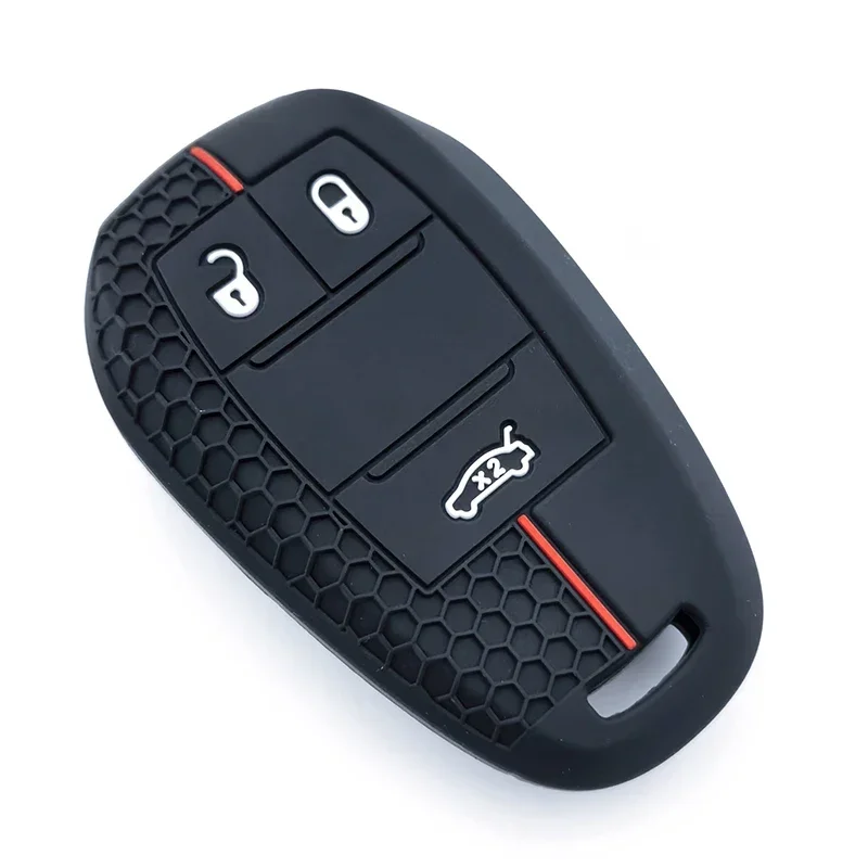 جديد سيليكون 3 زر فوب شل مفتاح حامي سيارة مفتاح بعيد غطاء ل ألفا روميو ستيلفيو جوليا 2017 2018 اكسسوارات #3