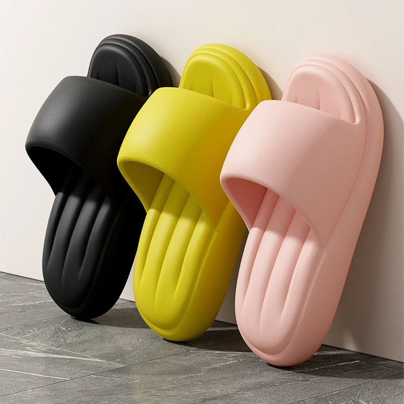 

Женские летние сандалии — дышащие противоскользящие тапочки на платформе, устойчивые к запаху шлепанцы для ванны и пляжа для дома и улицы