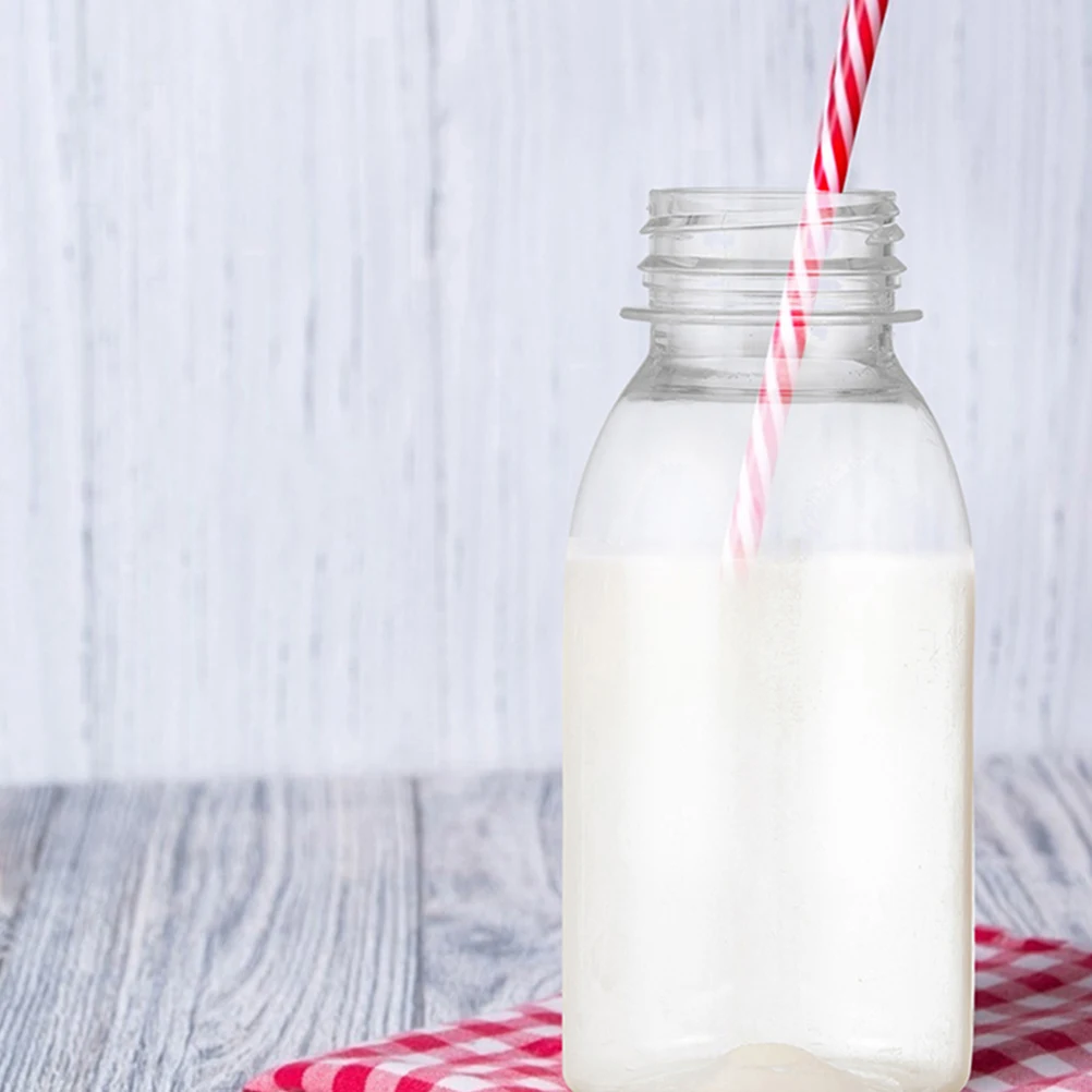 

20 Pcs Plastic Milk Bottle Drinks Reusable Juice Bottles Storage Container Baby