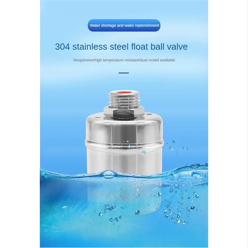 304 Stainless Steel Ball Valve Automatic Water Level Control Valve Replenishment Water Saver