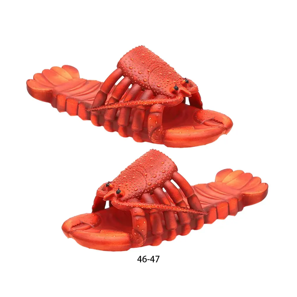 Animal Fish Slippers Lightweight And Easy To Wear For Summer Gifts Summer Lobster Slippers Funny