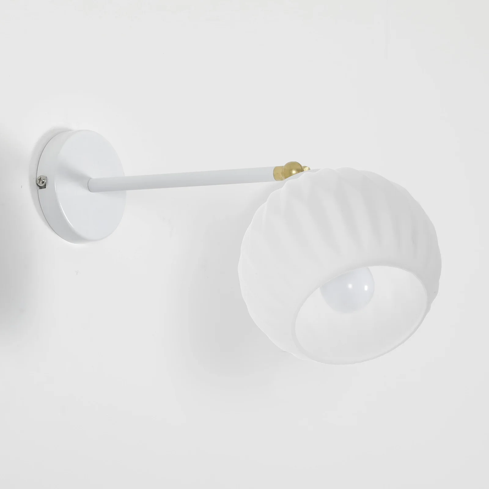

Glass Lampshade Replacement Shades Modern Ball Light Spherical Globe Pendant Fixture White Glass E27 Interface