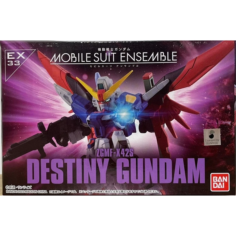 Bandai Genuine Gundam Gashapon Anime Figure MSE EX33 SEED Destiny Collection Gunpla Anime Action Figure Toys for Children