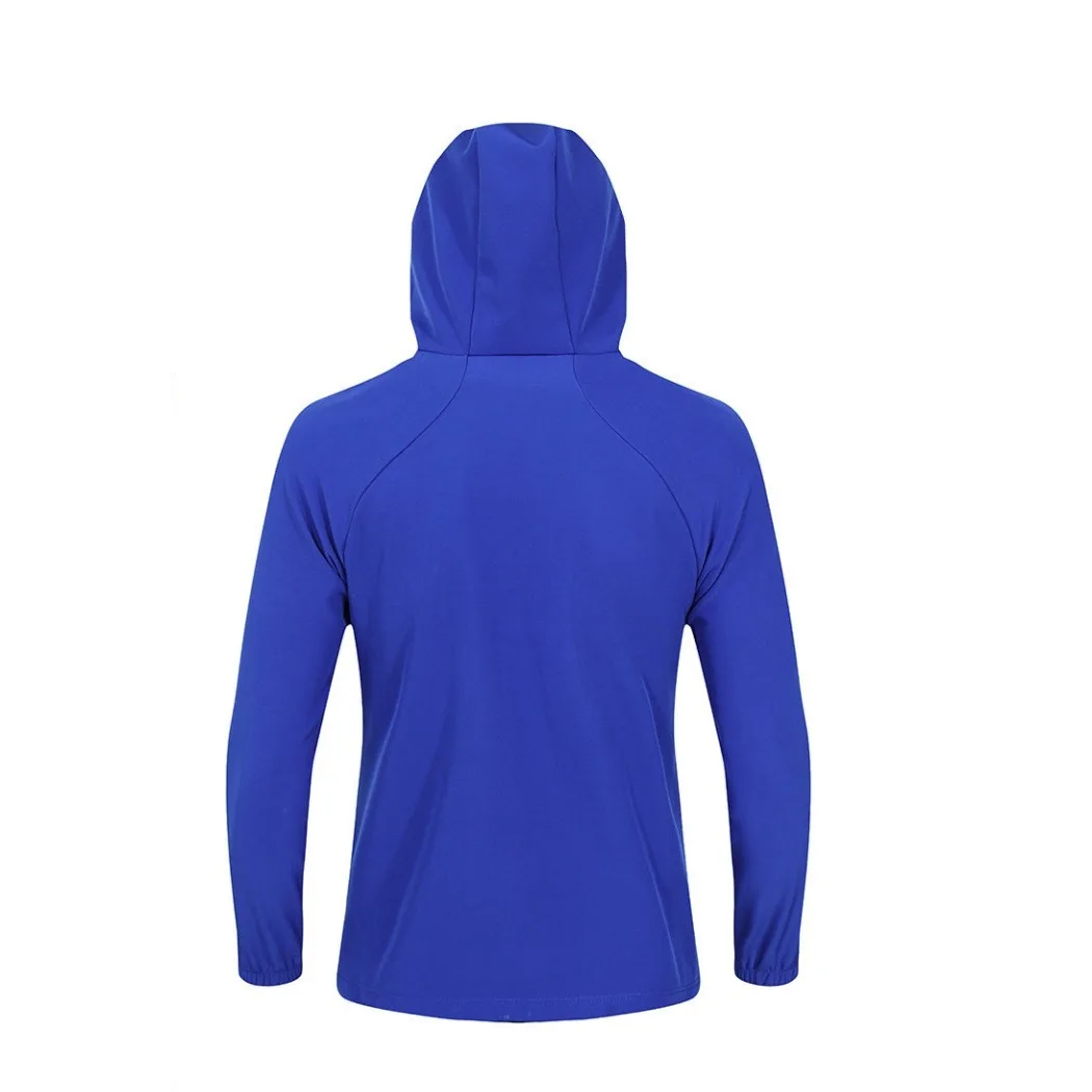 

Outdoor sports jacket for men and women in autumn and winter with fleece windproof zipper hoodie, casual outdoor soft shell, cyc