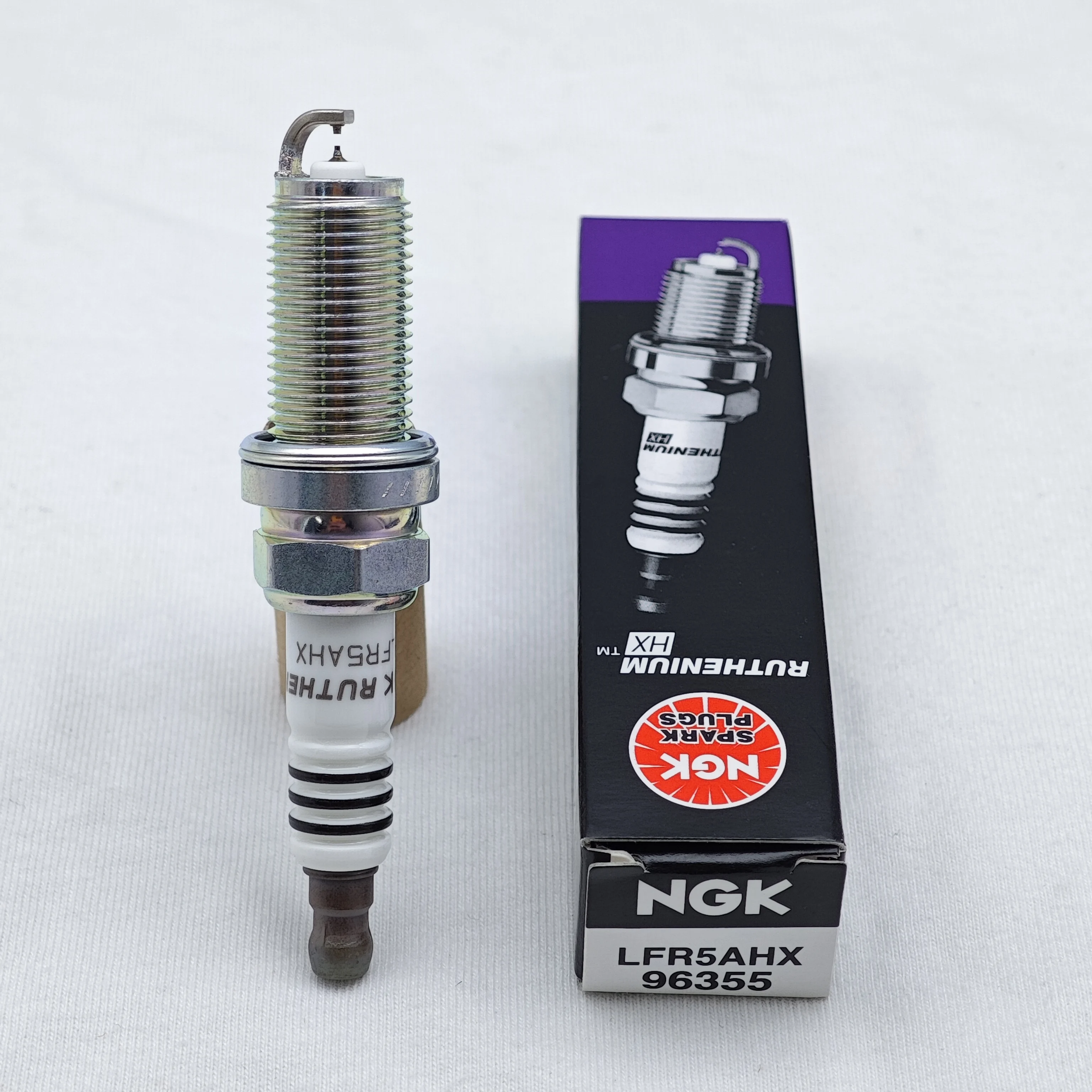 4pcs NGK Ruthenium HX Spark Plug LFR5AHX 96355 Upgrade DILFR5A11 ILFR5T11 IKH16TT IKH16 etc