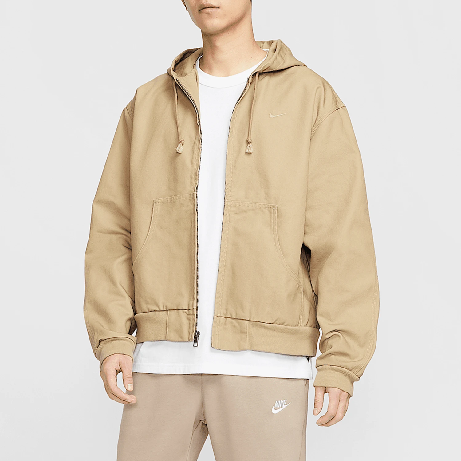 

Мужская свободная дышащая лоскутная куртка с капюшоном Nike Genuine Sport HQ6123-297