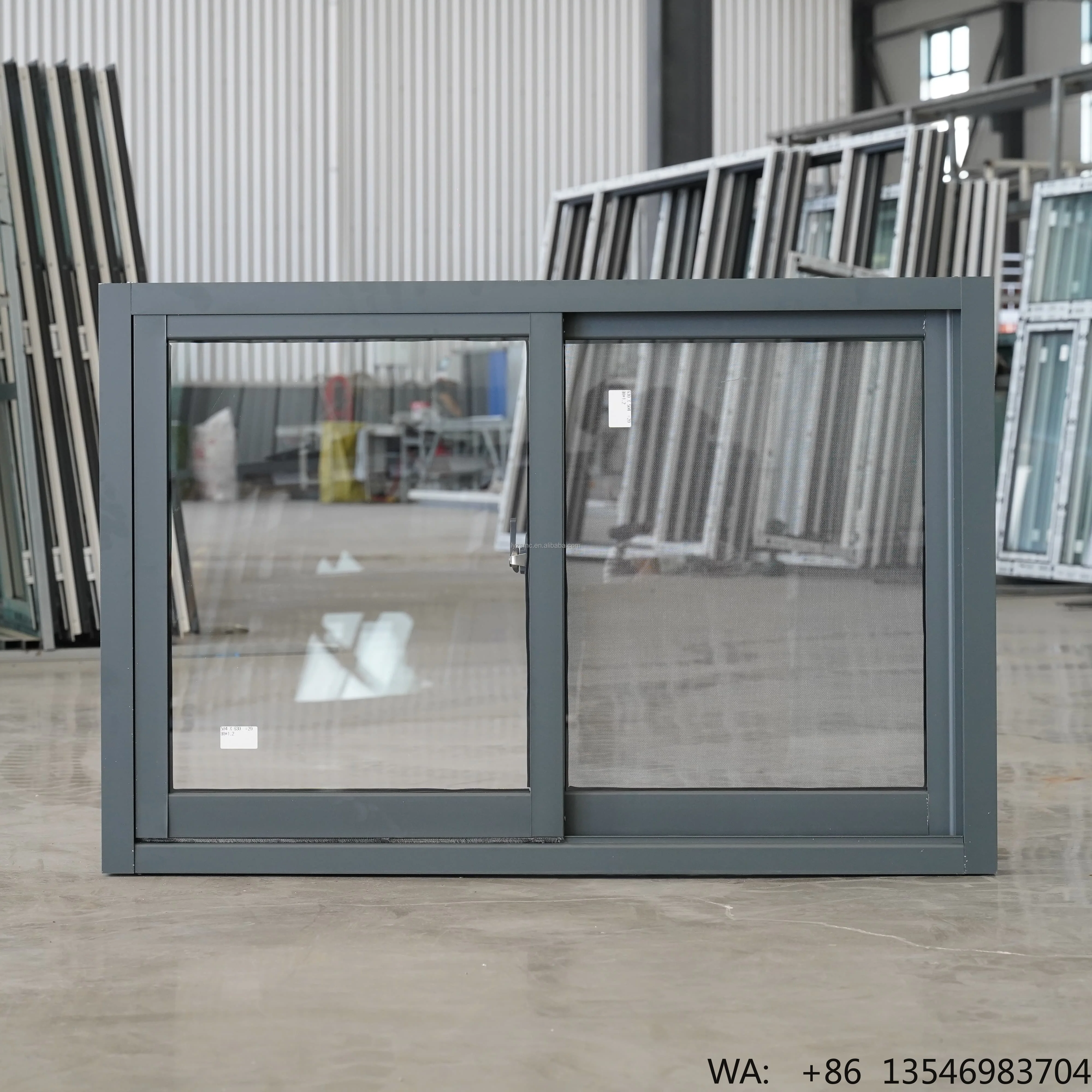 Factory Price Aluminium Alloy Framed Window High Quality Aluminum Profile Frame Mosquito Net Glass Sliding Doors and windows