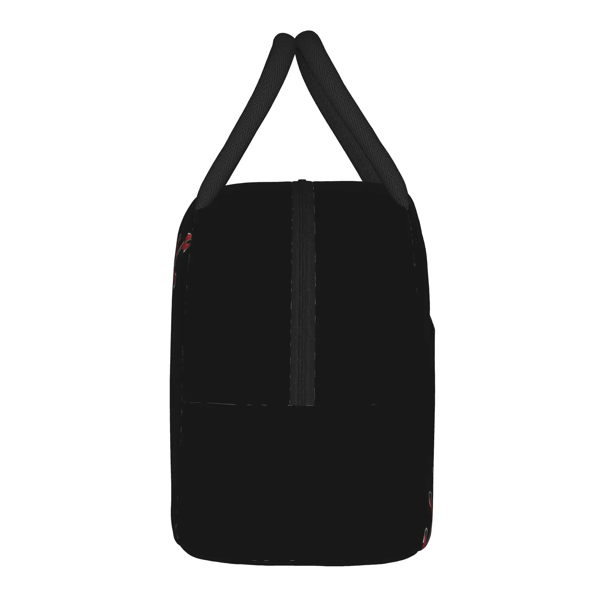 Baseball Lace Background Red Stitching Baseball Insulated Lunch Bags Leakproof  Lunch Container Thermal Bag Tote Lunch Box