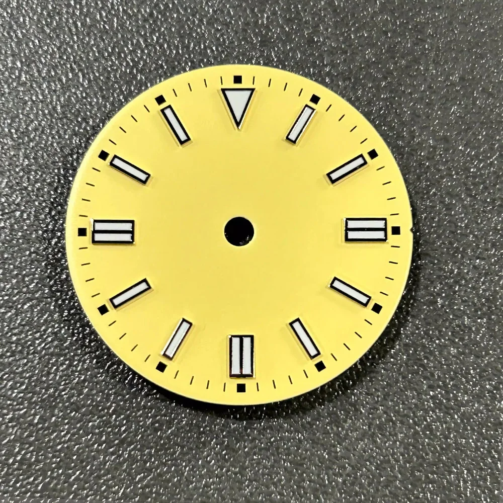 

Customized NH35 8215 2824 Watch Dial Luminous Dial Fits NH35 NH36 8215 ETA 2824 2836 Movement 28.5mm Men Watch Dial Accessories