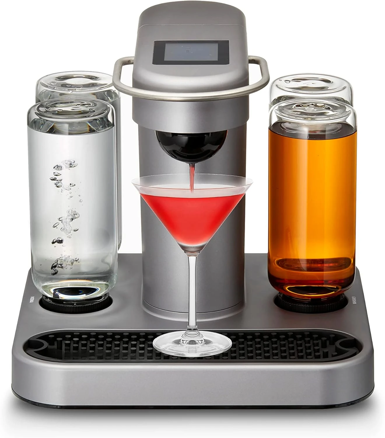 

Bartesian Cocktail Making Machine - Automatic Mixology Home Bar Cocktails Mixing Maker - Push Button Pre Mixed Drink Capsule Dis