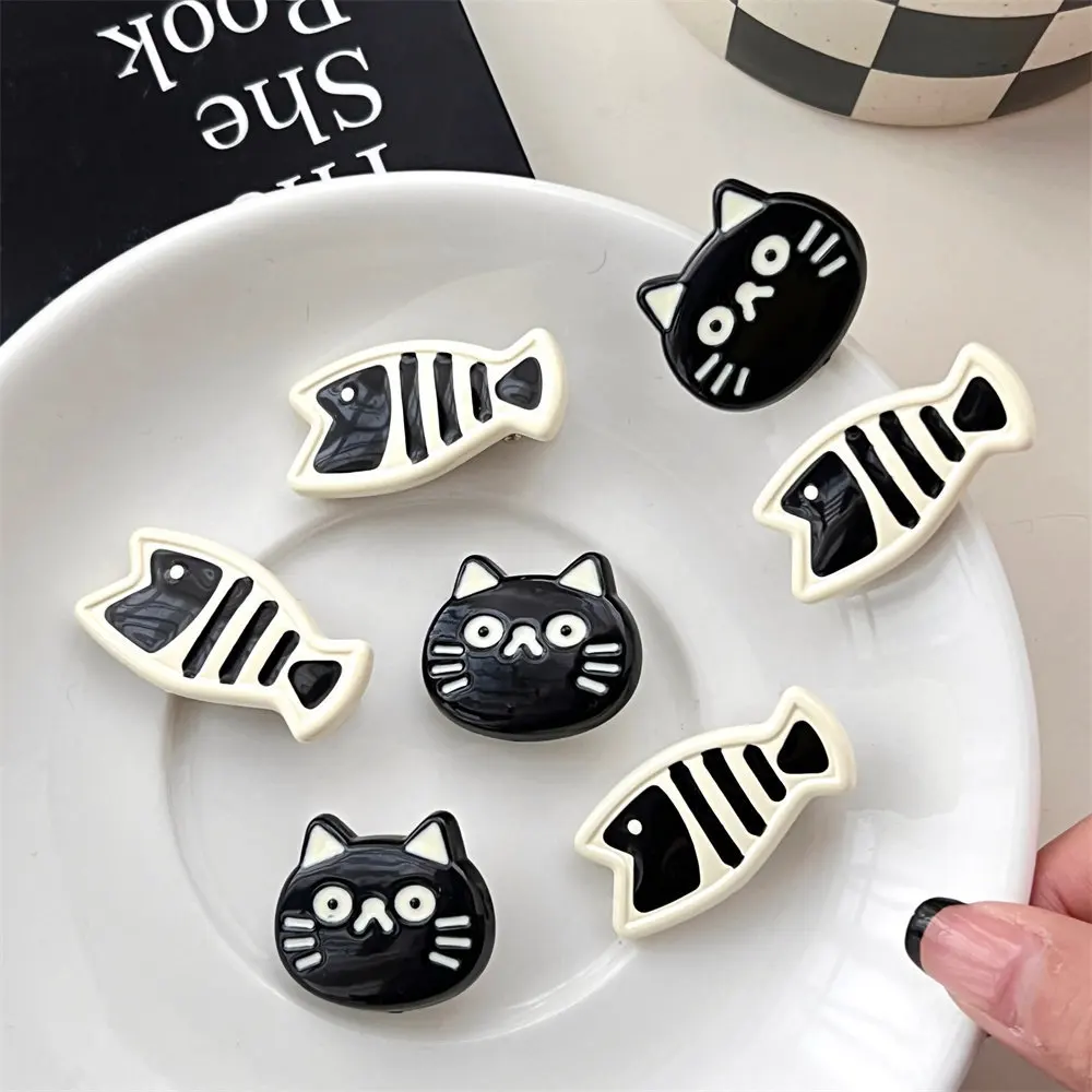 Fashion Cartoon Cat Hair Clip Korean Style Headwear Fish Hairpin Headdress Hair Clip Cat Duckbill Clip Ladies