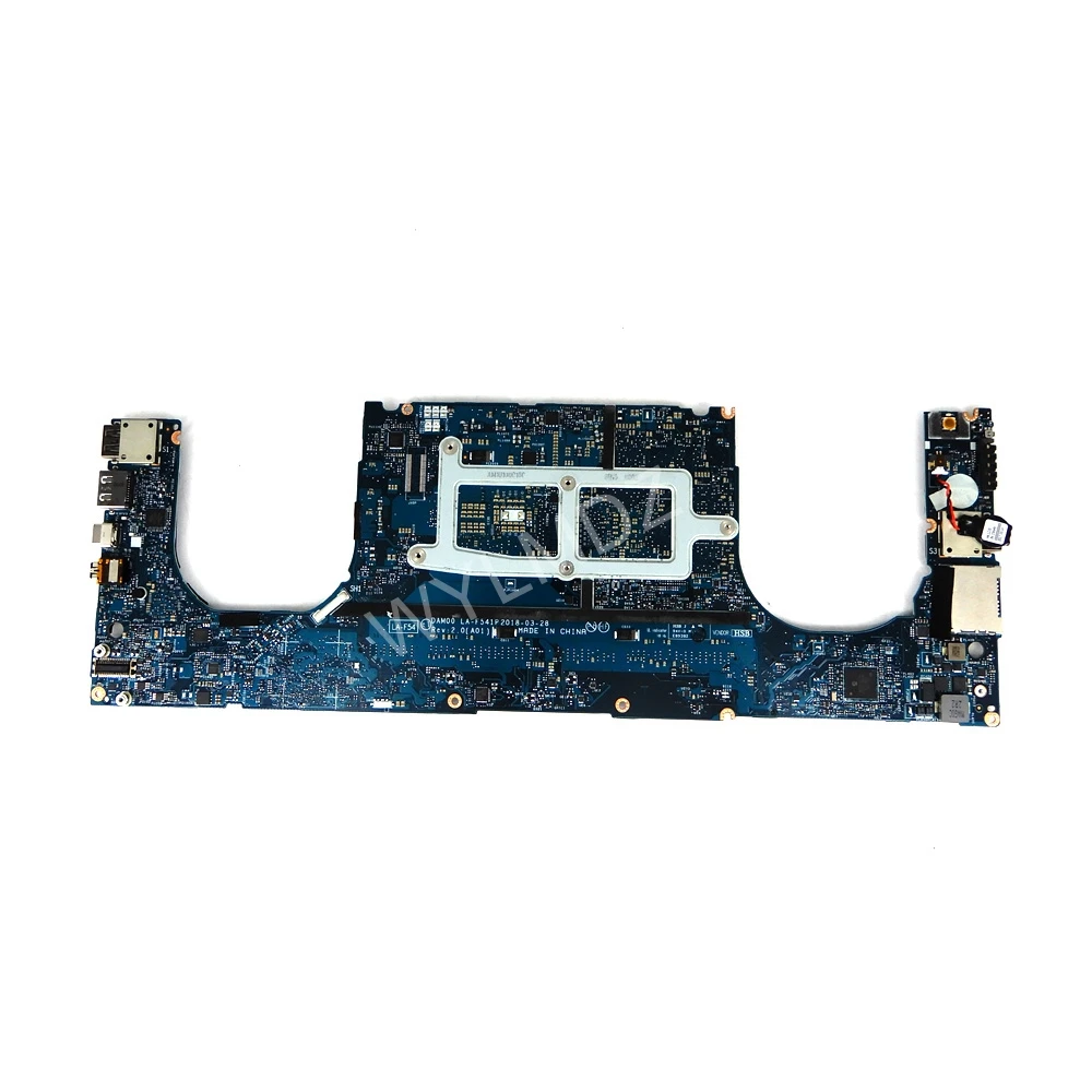 LA-F541P for Dell XPS 15 9570 Precision 5530 Laptop Motherboard with I9-8950HK CPU P2000/GTX1050ti GPU Notebook Mainboard Testd