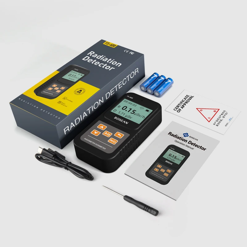 

Handheld Nuclear Radiation X-ray Beta Gamma Counter Emission Dosimeter Electronic Measuring Instrument