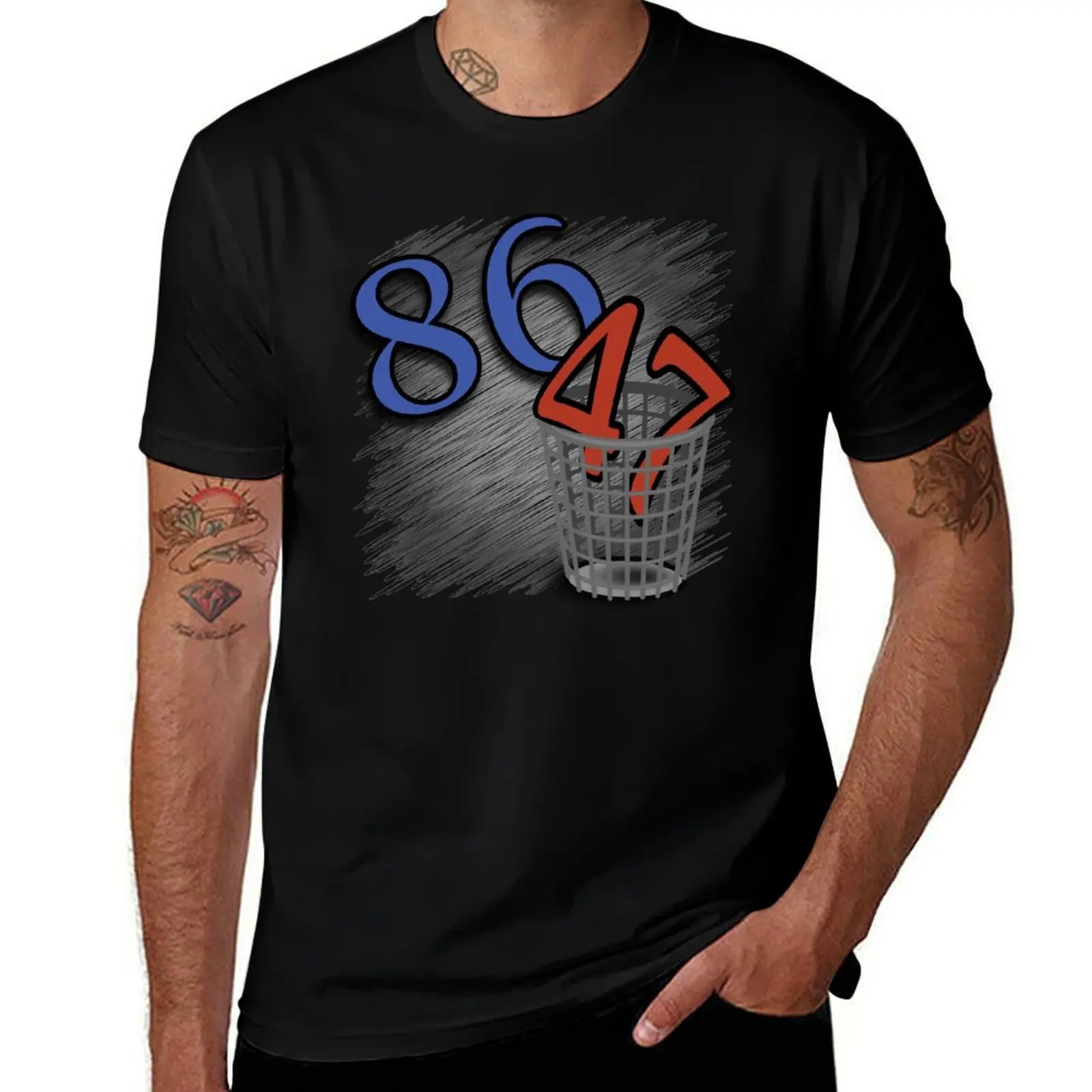 

8647 86 47 T-Shirt Clothing Anime t-shirt summer shirt mens shirts graphic tee