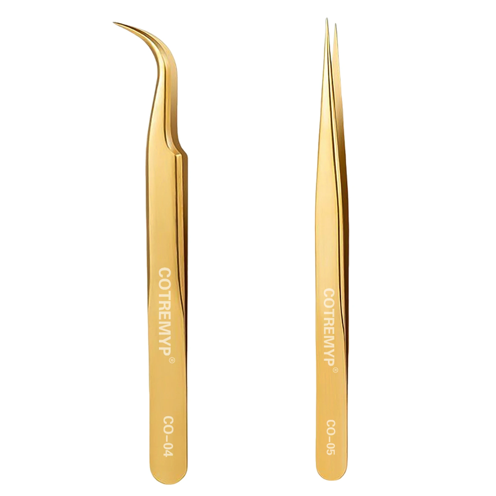 Präzisionspinzette für Wimpern, DIY Wimpernverlängerung, Applikator, Werkzeuge, Edelstahl, Haarentfernungspinzette, professionelles Make-up