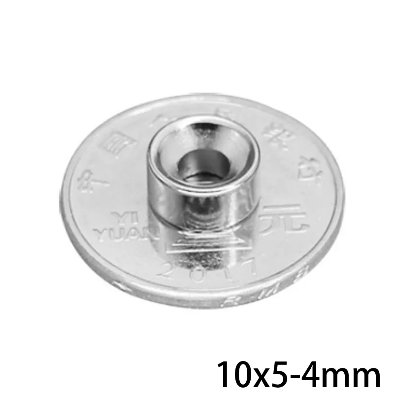 10x5-4 Strong Magnet 10*5 mm Hole 4mm Round Magnets 10*5-4 mm For Home Refrigerators, Offices DIY 10x5-4mm
