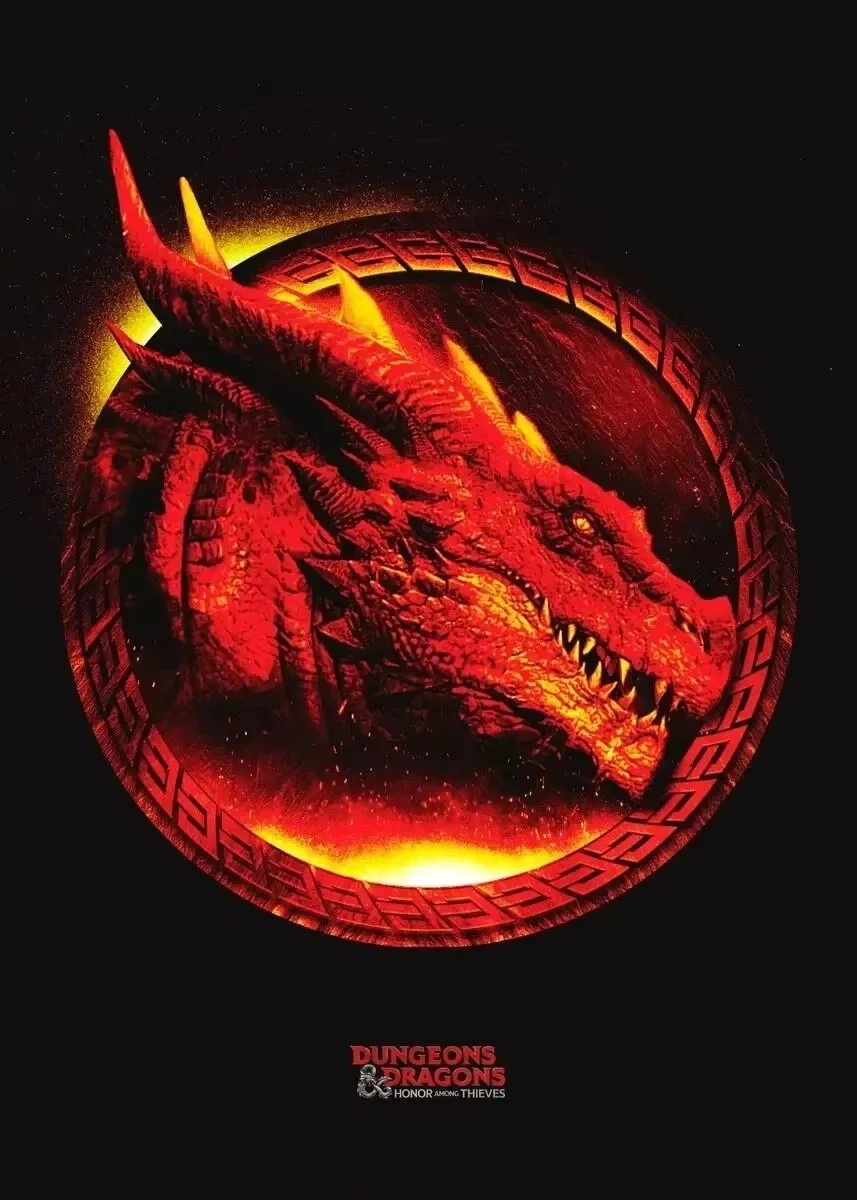 ملصق لألعاب الأدوار الكلاسيكية ، الأبراج المحصنة والتنين ، فن قماش كلاسيكي ، مطبوعات عالية الجودة ، ديكور حائط مثالي لغرفة المعيشة