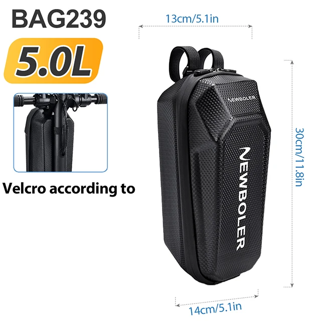Schnellverschluss 5L EVA Elektroroller-Tasche Zubehör Elektrofahrzeug-Tasche mit USB-Anschluss Wasserdichte Roller-Fronttasche Fahrradtasche