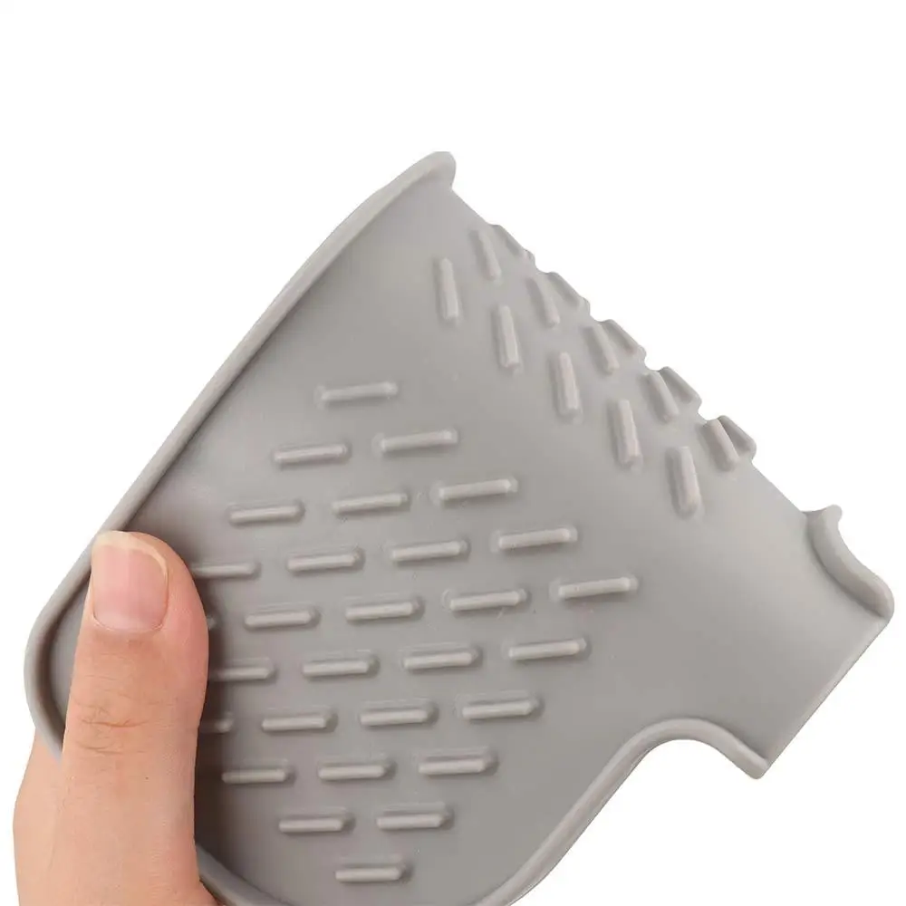 Dish Soap Dispenser Durable Drain Mat Multifunction Convenient Faucet Mat Soft TPR Countertop Protection Mats Home