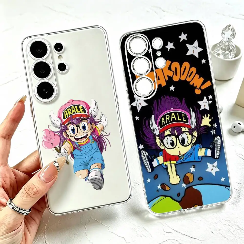 A-Anime Dr Slump Arale Norimaki  Phone Case For Samsung S25,S24,S21,S22,S23,S30,Ultra,S20,Plus,Fe Transparent Cover