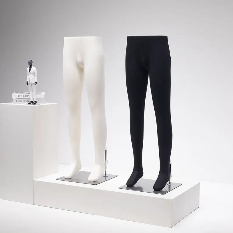 Men's clothing store pants model props, half-body mannequin window display, clothing store mannequin display rack, full-body dis