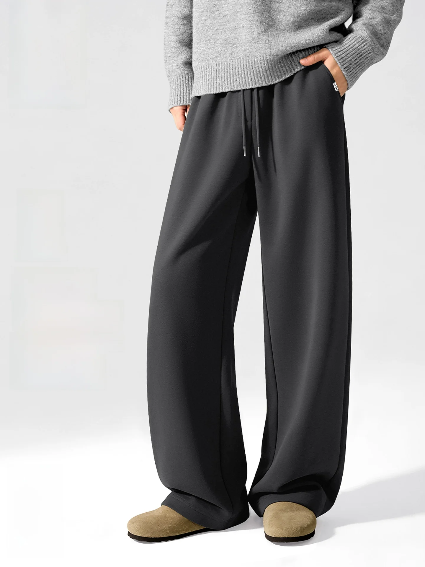 

Мужские повседневные брюки на флисовой подкладке, осенне-зимние, прямого кроя, теплые, комфортные, из смесового хлопка и полиэстера