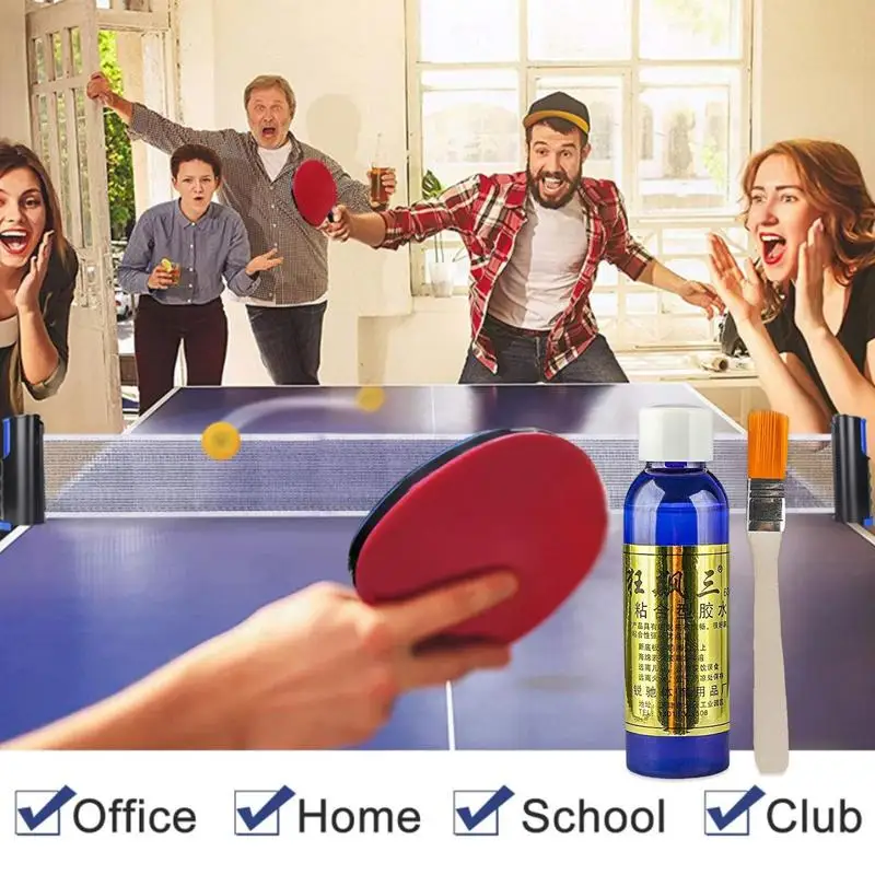 Table Tennis Glue | Rubber Cement Glue | Ping-Pong Racket Glue 30 ML Rubbers Table Tennis Racket Liquid Glue Professional