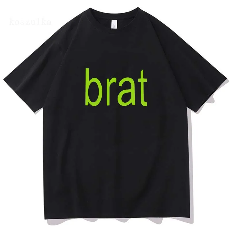 T-shirt Charmovies XCX Brat pour hommes et femmes, 2024 Brat Album, T-shirt esthétique unisexe, Économie en coton vintage Streetwear de haute qualité