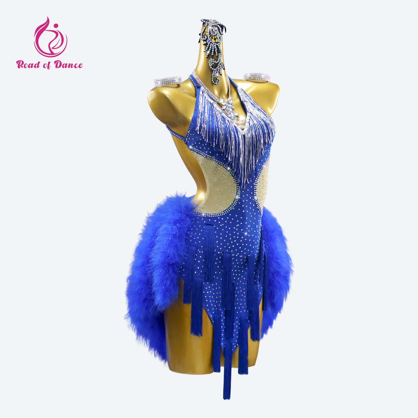 Stroje do tańca latynoamerykańskiego dla dziewcząt 2025, strój cheerleaderki, karnawałowy strój damski na zawody, występ, ćwiczenia, elegancki strój do samby