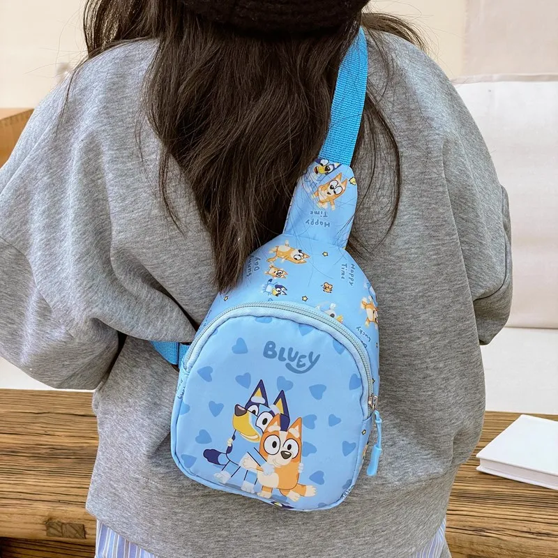 Bingo Friends Kindertas Leuke Bluey Family kinderborsttas Kleuterschool Cartoon Lichte Crossbody Tas Halloween Kerstcadeau