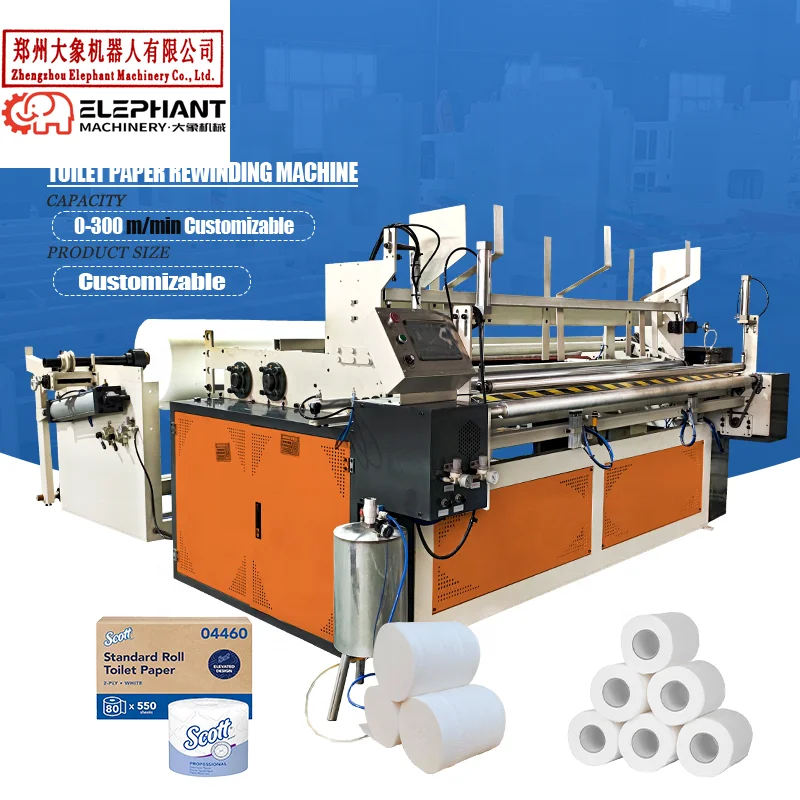 Customized Hot Selling Toilet Roll Making Machines Easy Operation Production Lines