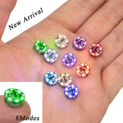 8 Mode Mini Magnetic Control Led Lamp Toys Diy Model Making Kits for Solar Furnace Flow Lamp Aircraft Thruster with Lights/Cars