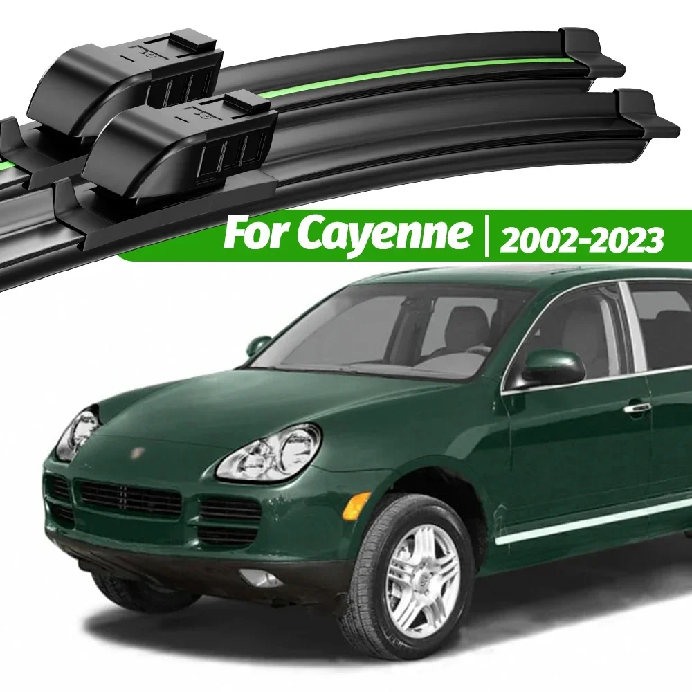 

For Porsche Cayenne 2002-2023 2pcs Front Windshield Wiper Blades 2005 2010 2012 2015 2018 2020 Windscreen Window Accessories