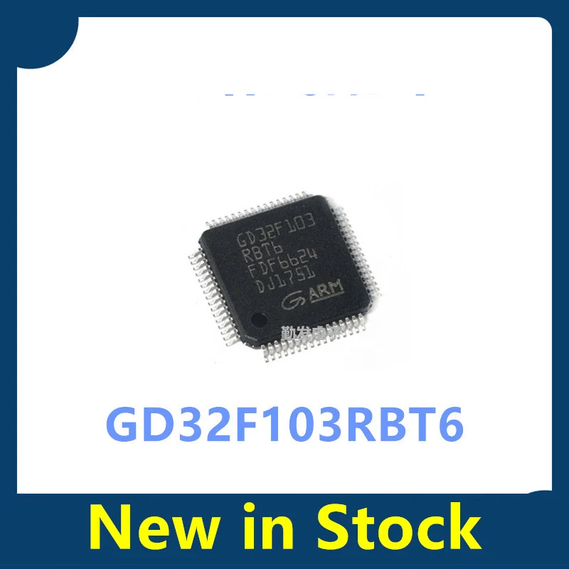 5PCS GD32F103RBT6 SMD 32F103RBT6 103RBT6LQFP-64 microcontroller chip  Brand new, genuine, original product