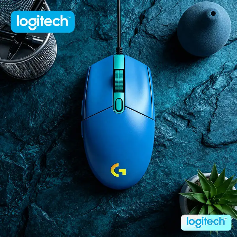 

Logitech G102 Wired Mouse 1000Hz Polling Rate 16.8M RGB Hues 6 Custom Keys Perfect for FPS MOBA RTS Strategy Games