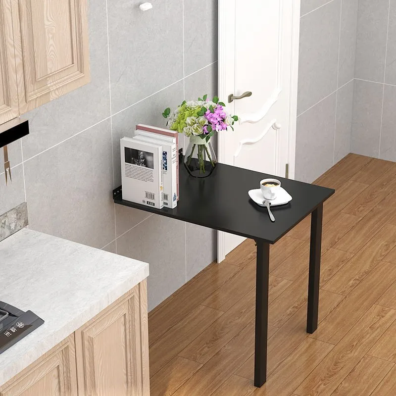 Household multi-functional mural folding table simple invisible wall hanging dining table small wall
