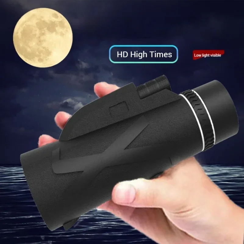 80x100 Zoom 50000M HD Bak4 Portable Powerful Binoculars Long Range Professional Telescope Monocular Hunting